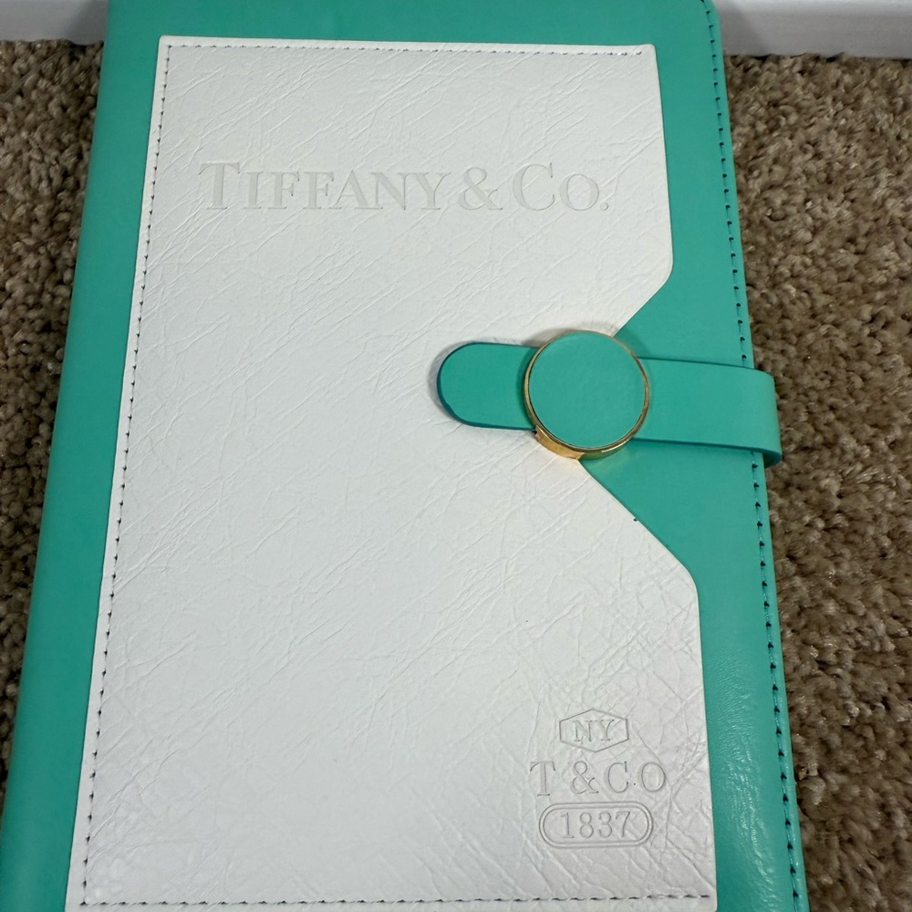 Tiffany & Co. GWP Teal and White Notebook brand new